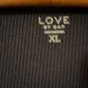 Love by gap xl grey shirt & lg bottoms